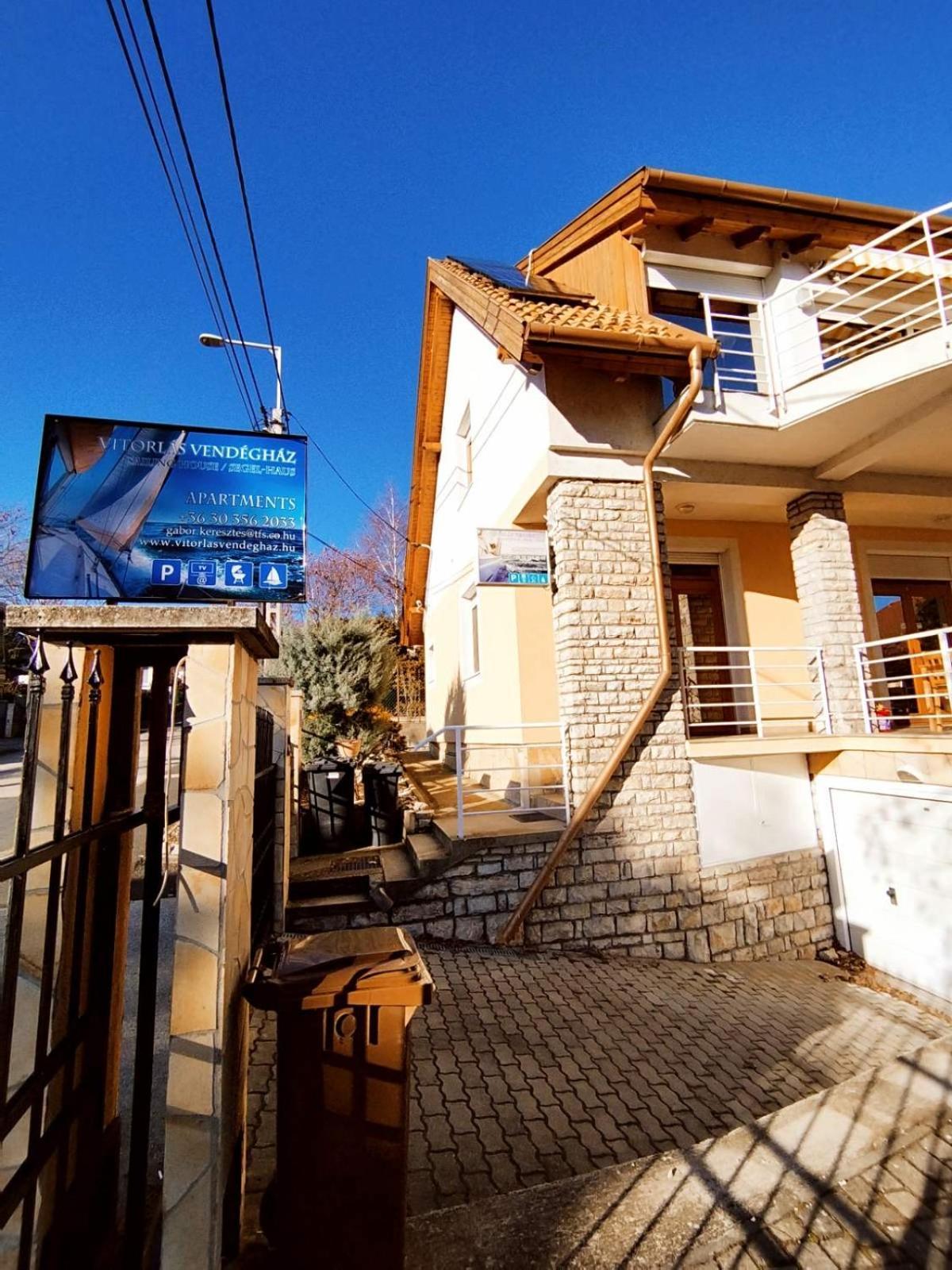 Apartman Vitorlas Vendeghaz Balatonfüred Dış mekan fotoğraf